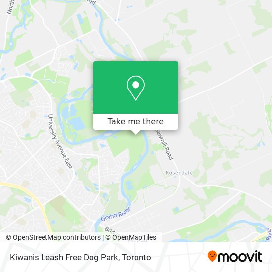 Kiwanis Leash Free Dog Park map