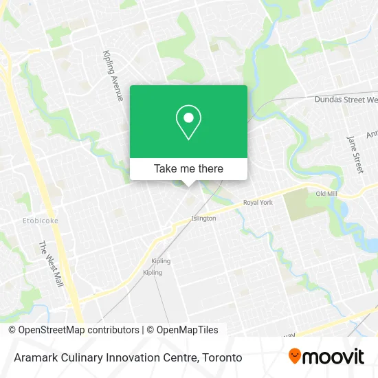Aramark Culinary Innovation Centre map