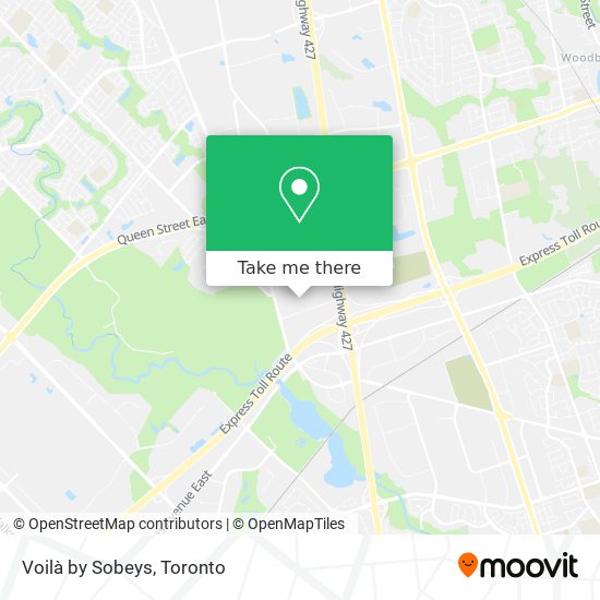 Voilà by Sobeys map