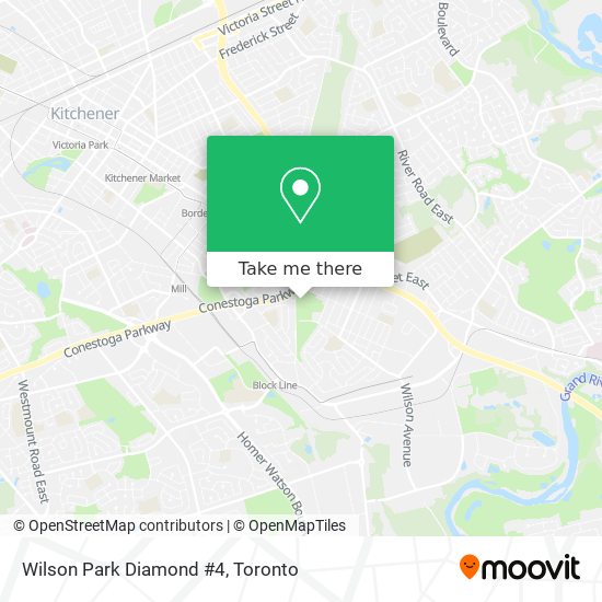 Wilson Park Diamond #4 map