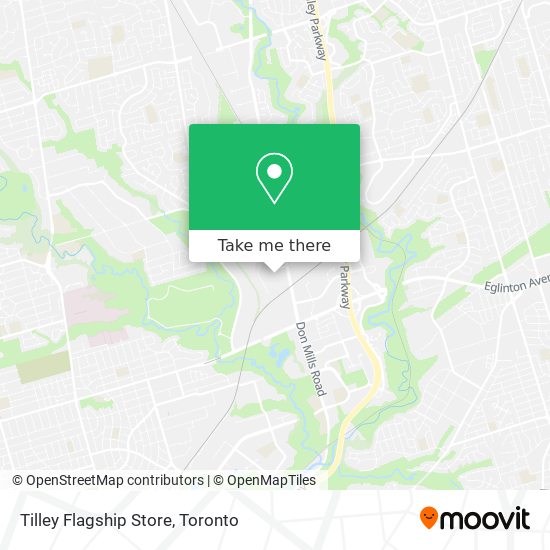 Tilley Flagship Store map
