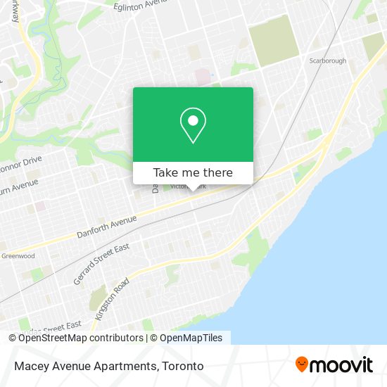 Macey Avenue Apartments map