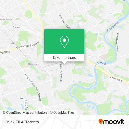 Chick-Fil-A map