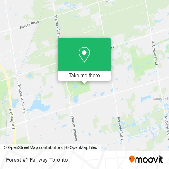 Forest #1 Fairway map