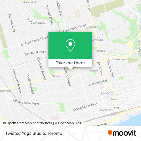 Twisted Yoga Studio map