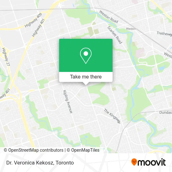 Dr. Veronica Kekosz map