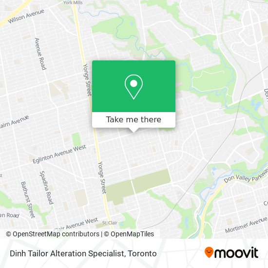 Dinh Tailor Alteration Specialist map