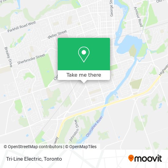 Tri-Line Electric map