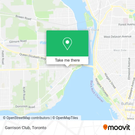 Garrison Club map