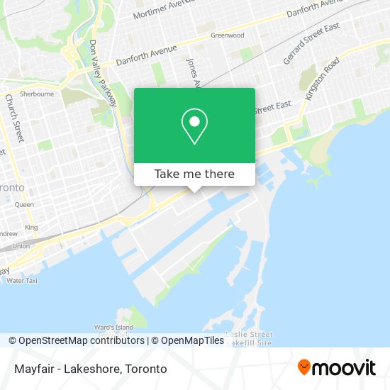 Mayfair - Lakeshore map