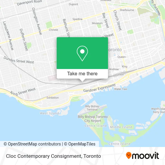 Cloc Contemporary Consignment map