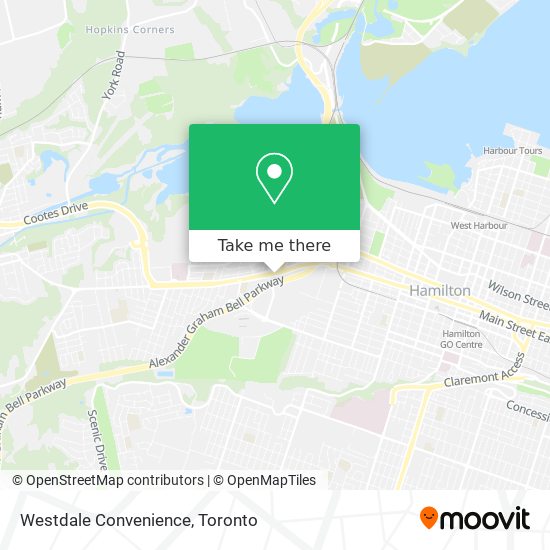 Westdale Convenience map