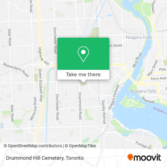 Drummond Hill Cemetery plan