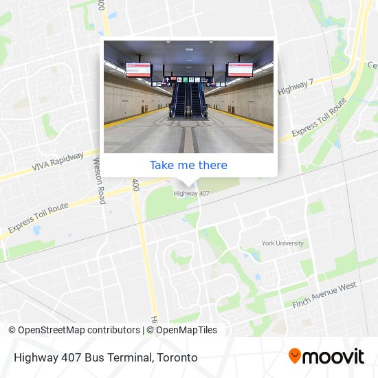 Highway 407 Bus Terminal plan