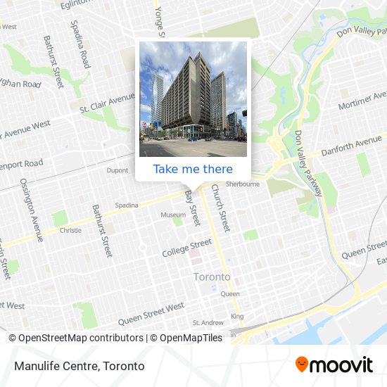 Manulife Centre map