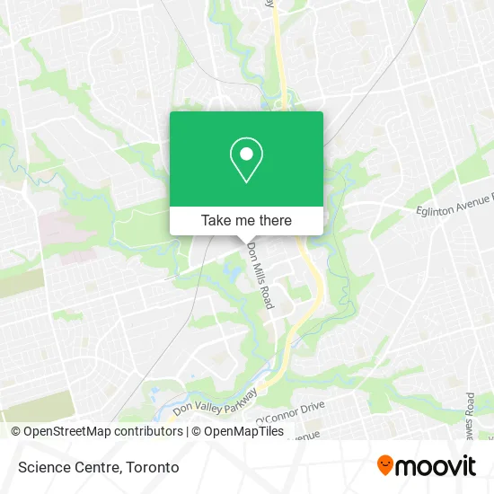 Science Centre map