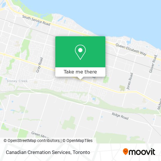 Canadian Cremation Services map