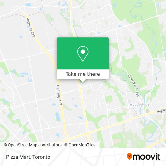 Pizza Mart map