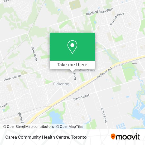 Carea Community Health Centre plan