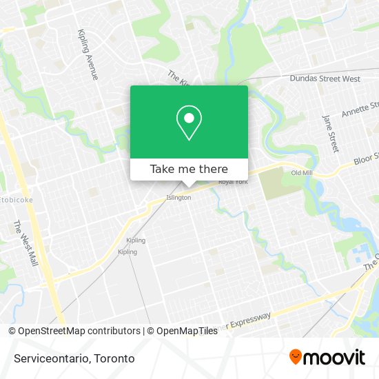 Serviceontario map