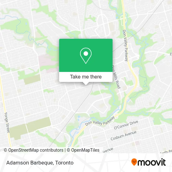 Adamson Barbeque map