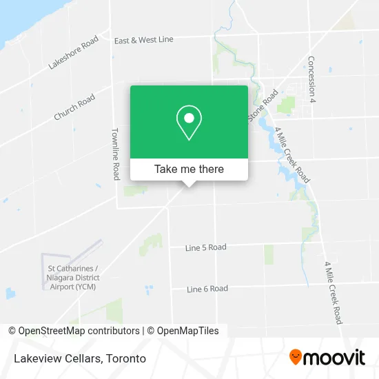 Lakeview Cellars map