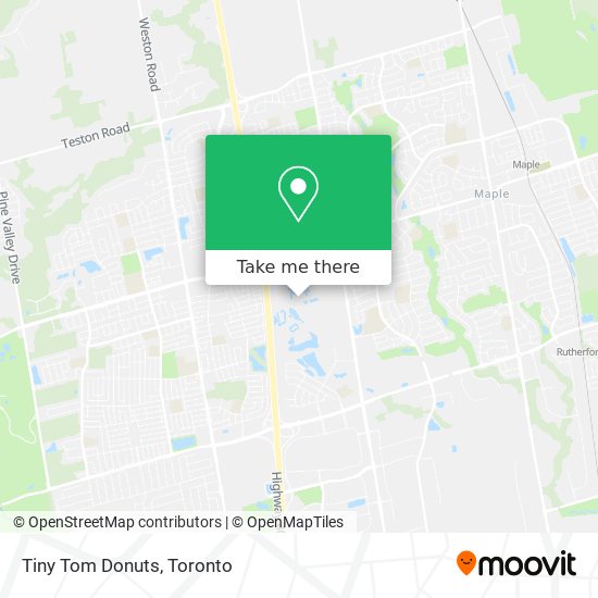 Tiny Tom Donuts map