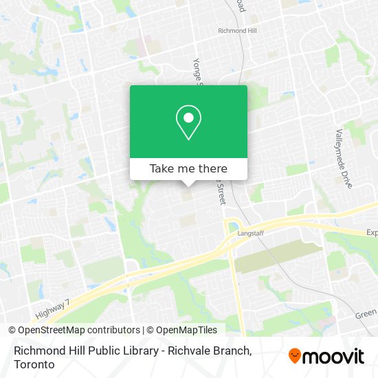 Richmond Hill Public Library - Richvale Branch plan