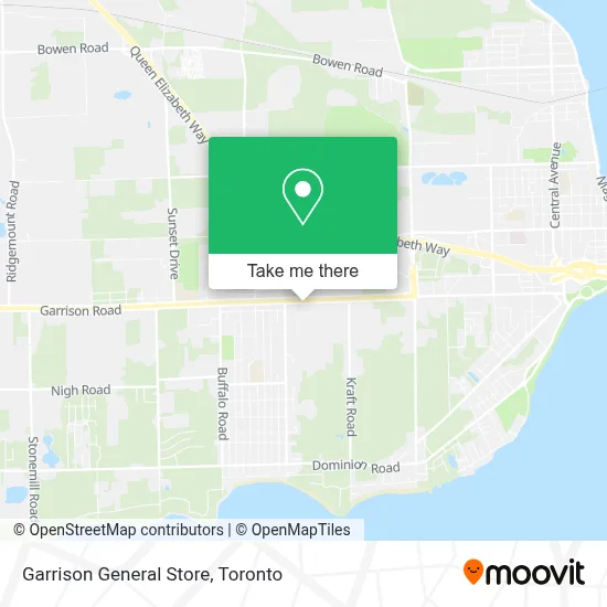 Garrison General Store map