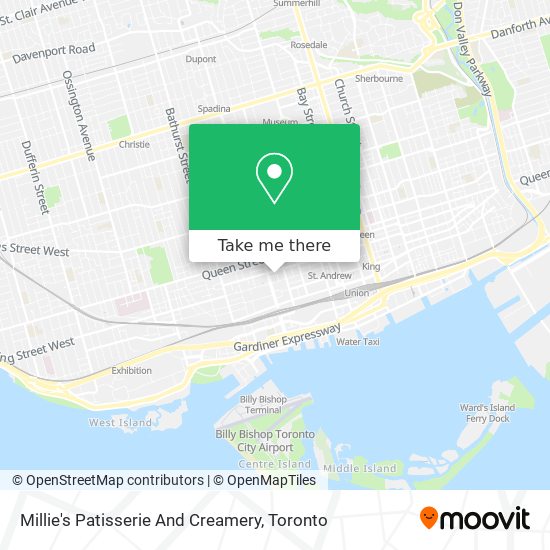 Millie's Patisserie And Creamery map