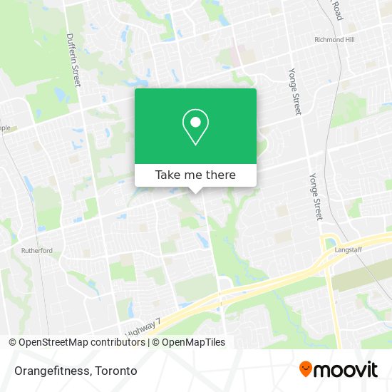 Orangefitness map