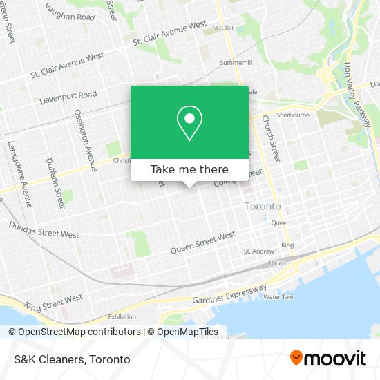 S&K Cleaners map