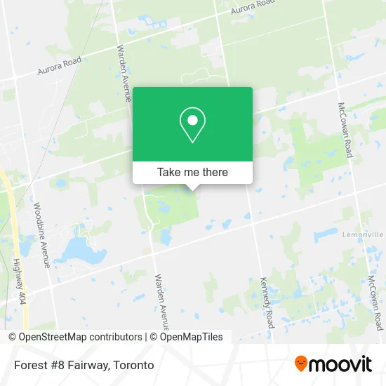 Forest #8 Fairway map