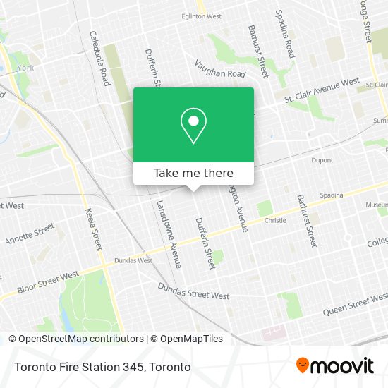 Toronto Fire Station 345 plan