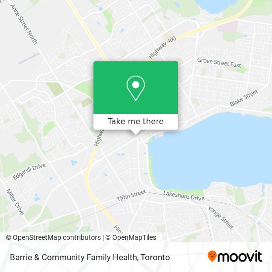 Barrie & Community Family Health plan