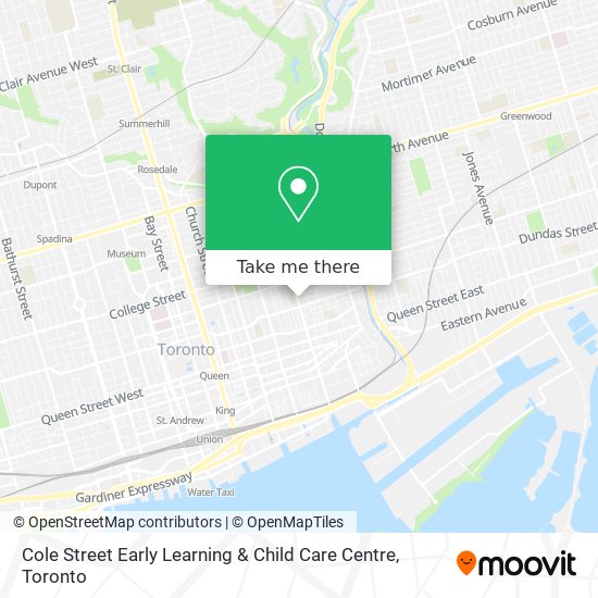 Cole Street Early Learning & Child Care Centre map