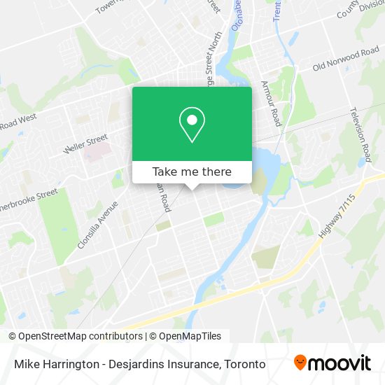 Mike Harrington - Desjardins Insurance map
