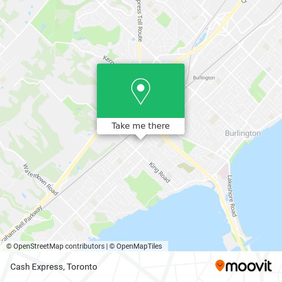 Cash Express map