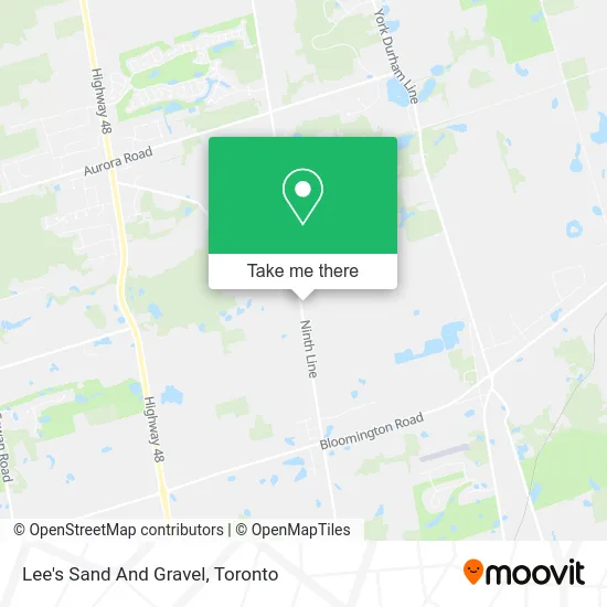 Lee's Sand And Gravel plan