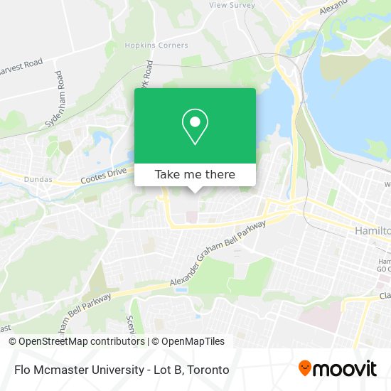 Flo Mcmaster University - Lot B map