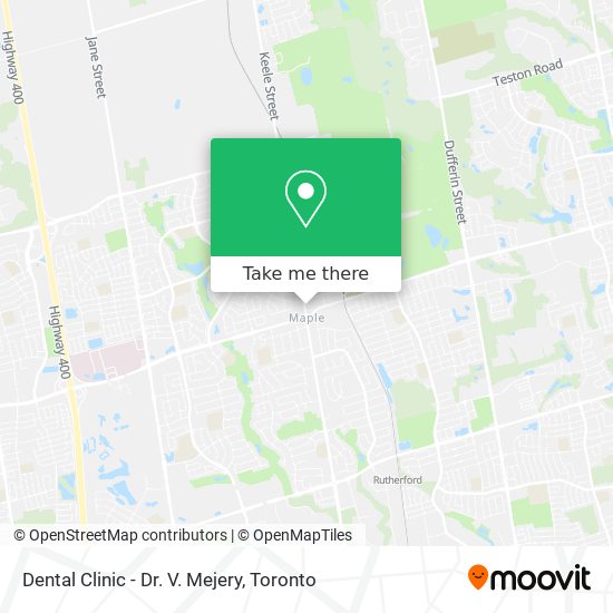 Dental Clinic - Dr. V. Mejery map