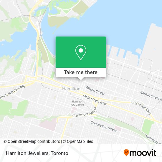 Hamilton Jewellers plan