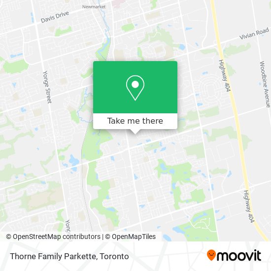 Thorne Family Parkette map