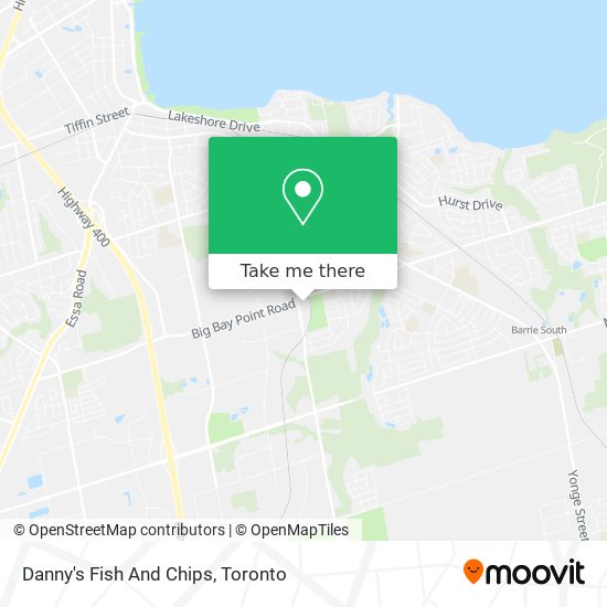 Danny's Fish And Chips map