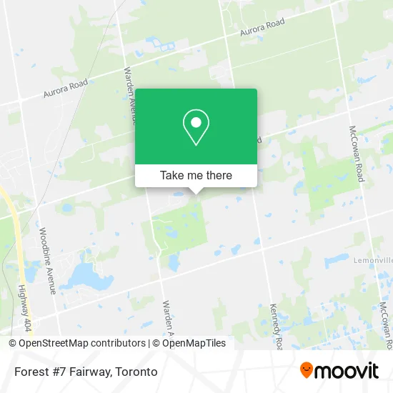 Forest #7 Fairway map