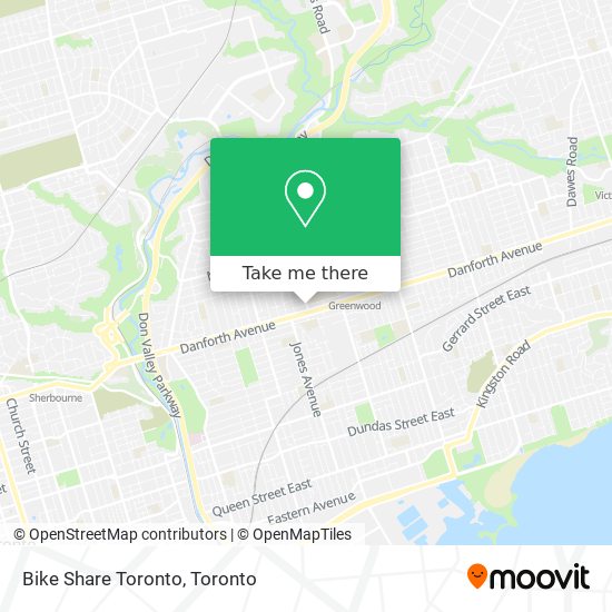 Bike Share Toronto map