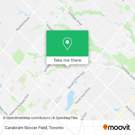 Carabram Soccer Field map