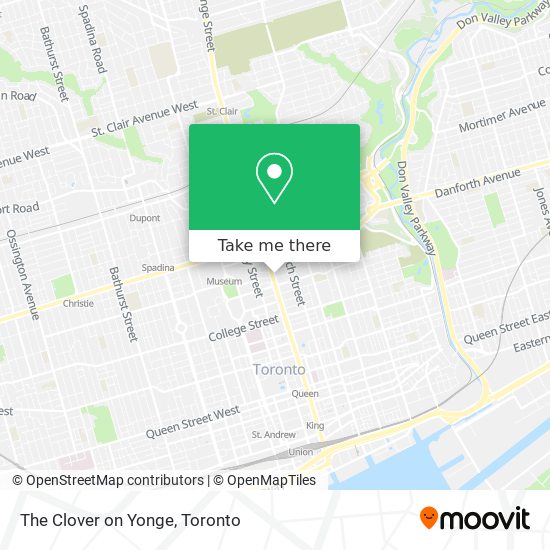 The Clover on Yonge plan