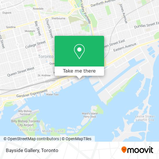 Bayside Gallery map