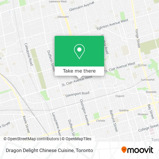 Dragon Delight Chinese Cuisine map
